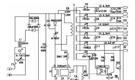 基于TOP247Y集成芯片实现多路开关稳压电源的应用方案