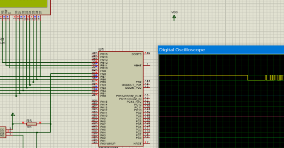 基于STM32的DS18B20温度检测仪设计(源码+仿真+原理图)