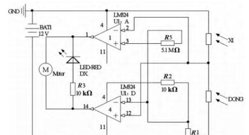 基于lm324电压比较器的光电探测器控制电路的设计与实现方案