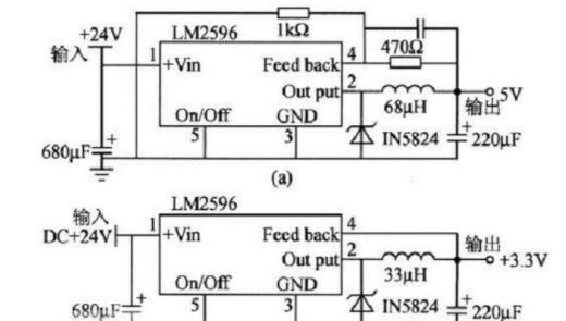LM2596稳压电路和稳压模块电路