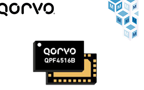 贸泽电子开售Qorvo QPF4516B Wi－Fi 6前端模块
