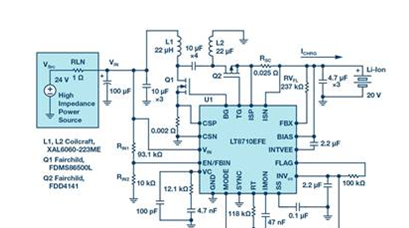 LT8710多功能 DC/DC控制器解决高阻抗、电流受限问题