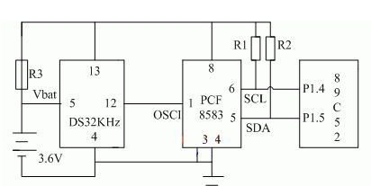 基于飞利浦公司 PCF8583 I2C总线接口实时时钟芯片实现电压监测仪测量系统的设计方案
