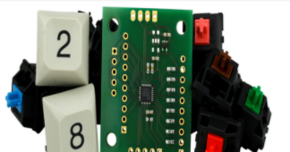 可编程USB键盘控制器IC-QFN28或DIL28模块