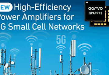Qorvo 推出面向 5G 小基站网络的高效功率放大器系列产品