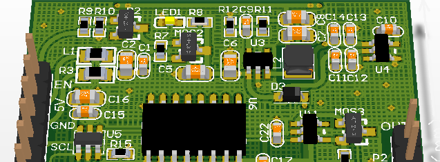 MCP4725+TPS60400+CD4051构成的可编程数控电压电流模组（正电压，正负电压，电流）