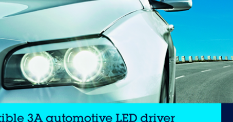 意法半导体发布高集成度、设计灵活的车规LED驱动器