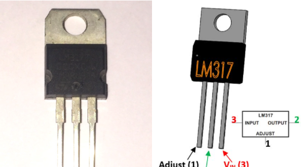 LM317 可变电压调节器_引脚配置_特征_应用