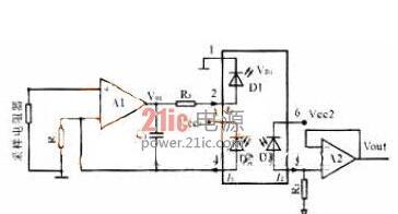 基于光耦合器HCNR200+HA17324集成运算放大器的电流检测电路设计方案