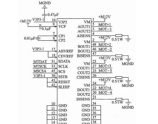 基于电机驱动芯片DRV8823+C8051F020单片机在XBT自动投放系统中的应用方案