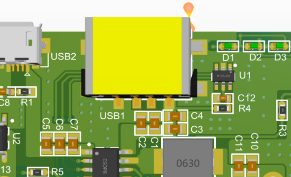 基于英集芯IP5306的多功能电源管理方案(pcb+原理图)