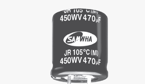 易于安装：儒卓力提供Samwha JR系列卡入式电容器