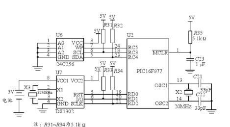 基于RISC单片机PIC16F877/PIC16F873+DS1302时钟芯片+MAX485芯片的全数字公共照明系统中组群控制器设计方案