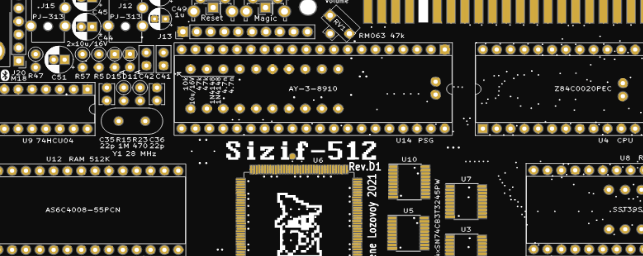 基于 CPLD 的ZX Spectrum 克隆—Sizif-512 rev.D1