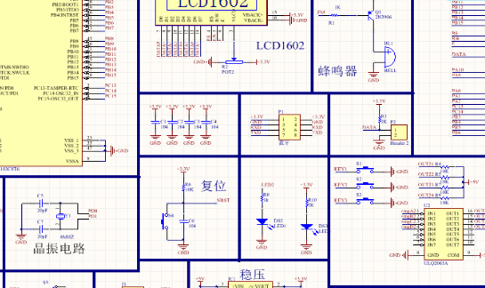 基于stm32的门禁控制系统设计(按键电机控制,液晶显示)