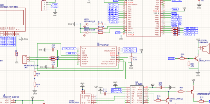 基于STM32的PT100油罐测温的设计(毕设)