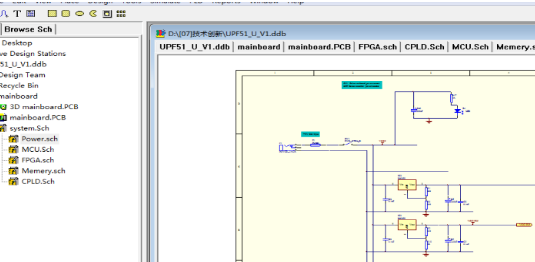 CY7C68013+SPARTAN-3+XC9572 FPGA 开发板protel(原理图+PCB)