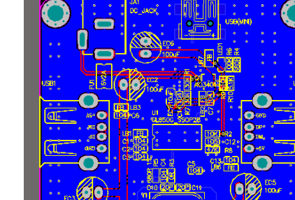 GL850G USB2.0 HUB 四端口板 AD版硬件原理图+PCB文件