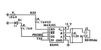 基于混合信号系统级MCU芯片C8051F020单片机+MAX485芯片的智能气动泵控制系统的设计方案