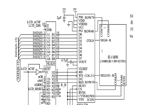 基于SEP3203嵌入式微处理器和SSDl770单片CMOS彩色STN LCD驱动控制器实现外接伪彩显示接口的设计方案