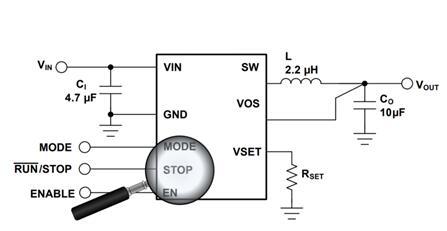 在低噪声数据采集应用中，使用电源芯片的STOP功能降低对采集信号干扰