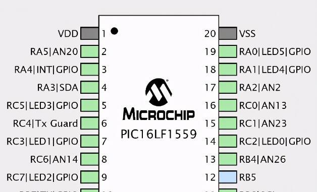 Microchip PIC16LF1559触摸技术的应用开发方案