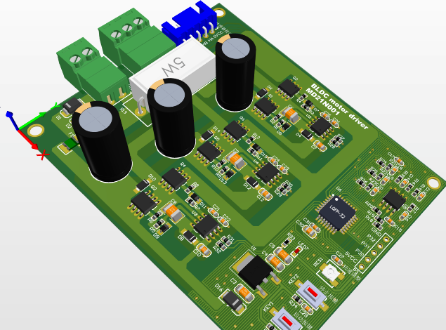 基于STC单片机的SPWM无刷电机驱动板 （六步PWM驱动BLDC,FOC入门）（原理图+PCB）
