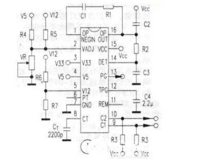 專用控制芯片AT2005B的性能特點及在ATX電源中的設計方案