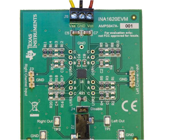 TI INA1620高保真音频运算放大器解决方案
