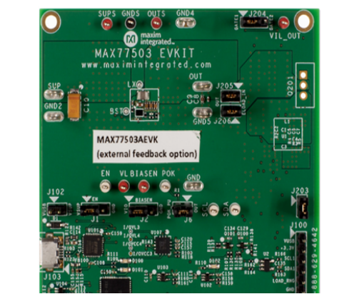 Maxim MAX77503 1．5A 94%效率降压转换器解决方案