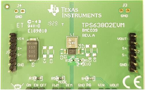 TI TPS63802高效2A大电流降压－升压转换器解决方案