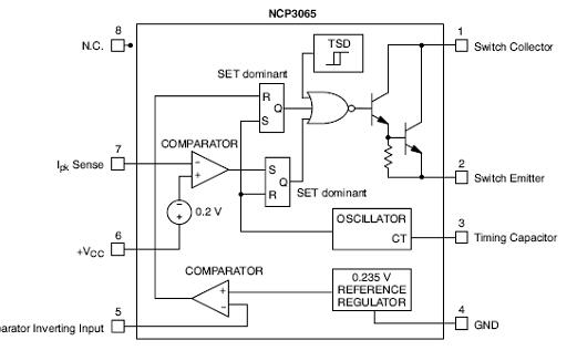 安森美NCP3065高亮度LED电源方案