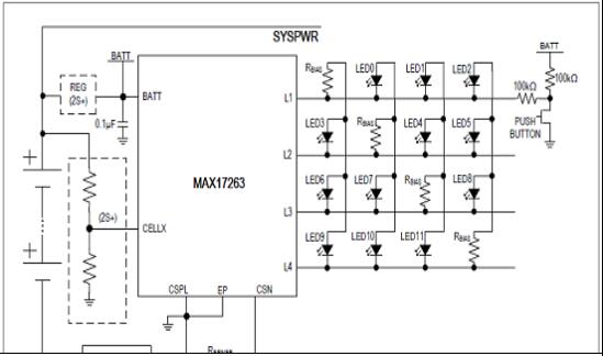Maxim MAX17263MdelGauge m5 EZ算法池电量检测解决方案