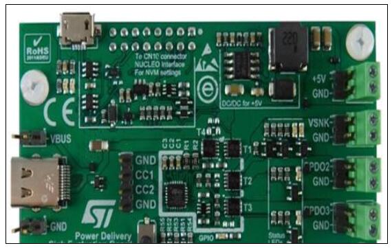 基于ST STUSB4500 USB供电(PD)控制器解决方案