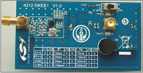 Silabs Si4312 OOK CMOS RF接收器方案