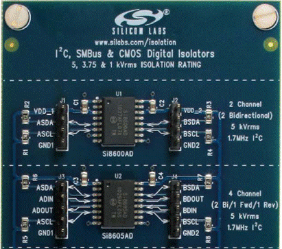 Silabs Si86xx六路超低功耗数字隔离解决方案