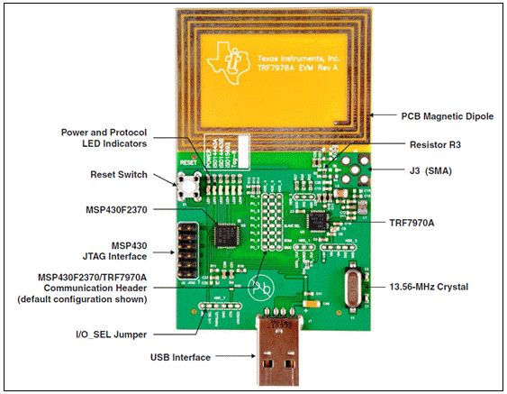 TI TRF7970A 13.56MHz NFC通信系统解决方案