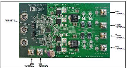 ADI ADP1876 25A双路降压电源解决方案