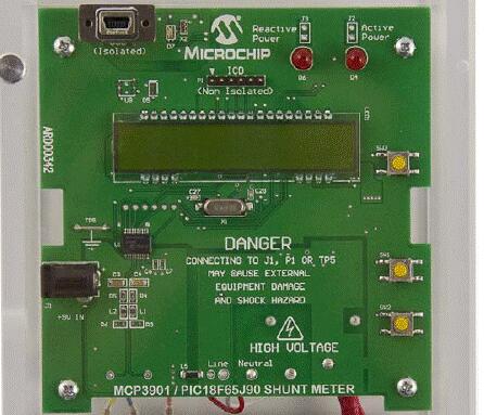 Microchip MCP3901和PIC18F65J90 电表参考设计