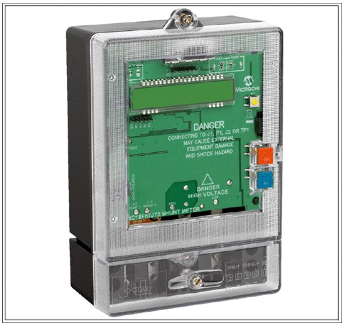 Microchip PIC18F87J72单相电表参考设计
