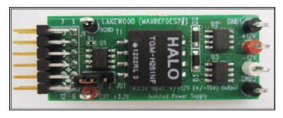 Lakewood (MAXREFDES7#)：3.3V输入、±12V (±15V)输出隔离电源