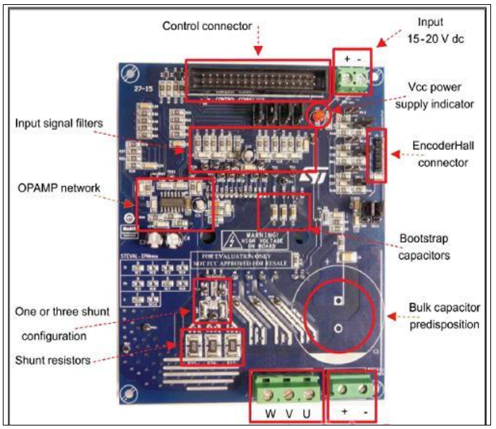 基于ST的STGIB15CH60TS-L马达控制电源板参考设计