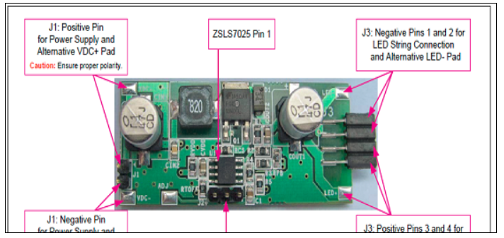 基于IDT公司的ZSLS7025高亮LED升压控制方案