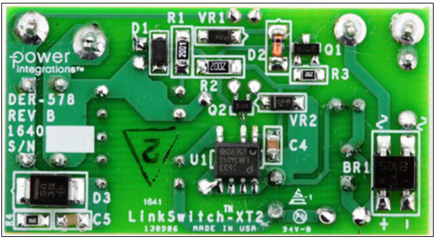 基于PowerInt公司的LNK36042.5W非隔离反激转换器参考设计DER-578