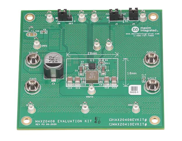 美信Maxim MAX20408EVKIT和MAX20410EVKIT评估电路板的介绍、特性、及应用
