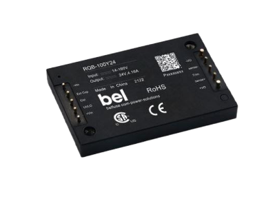 Bel Power Solutions RQB-100Y 100W隔离DC-DC转换器的介绍、特性、及应用