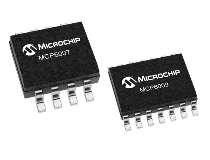 Microchip Technology MCP6006/MCP6006R/MCP6006U/MCP6007/MCP6009运算放大器的介绍、特性、及应用