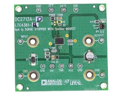 亚德诺半导体LTC4381演示板DC2713A-A/B的介绍、特性、及应用