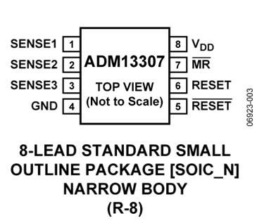 安德诺 ADM13307 ADM13307-5ARZRL7 一款三重电压监控器