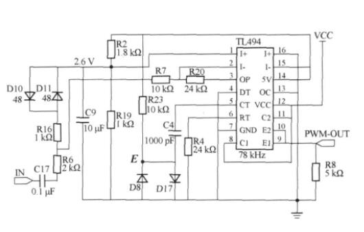 基于TL494固定頻率脈寬調制電路的開關功率放大器設計方案